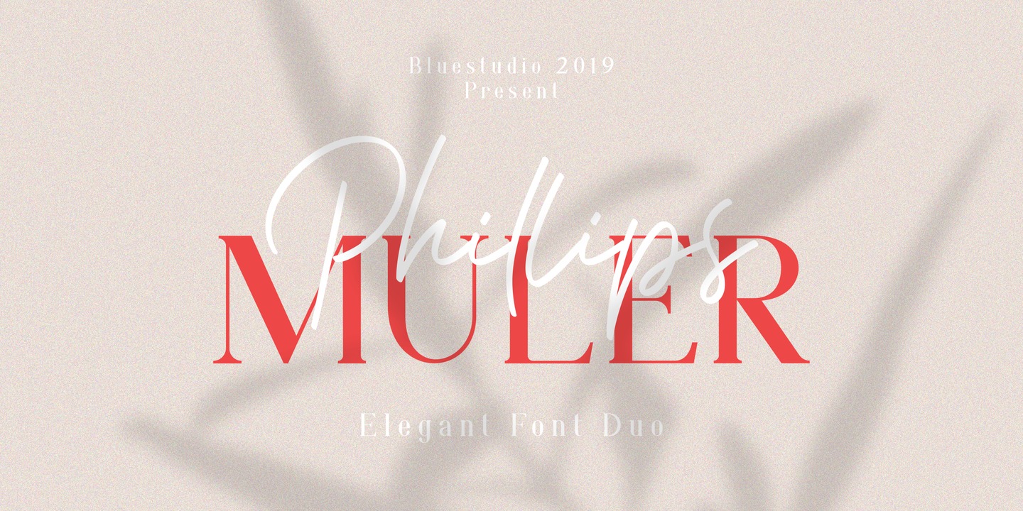 Пример шрифта Phillips Muler #1